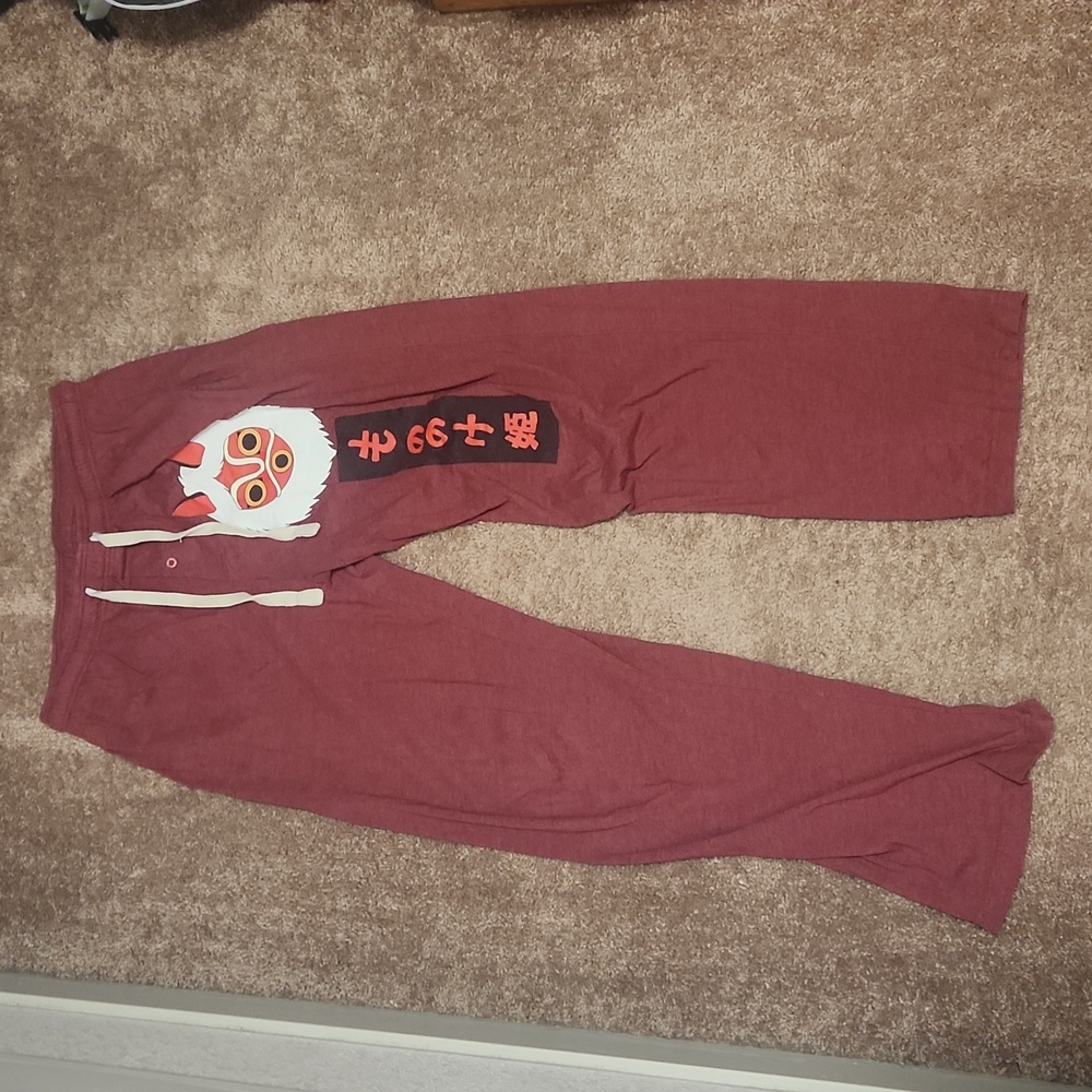 Unisex Princess Mononoke Pajama Pants Large